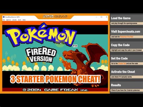 All Cheats cheats for Pokemon FireRed on GBA .